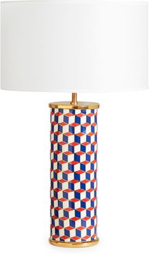 Carnaby Lamp, Navy/Red