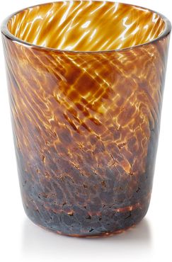 Vanessa Tortoise Double Old-Fashioned Glass