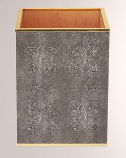 Classic Shagreen Wastebasket