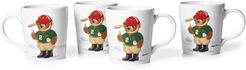 Haven Polo Bear Mugs, Set of 4