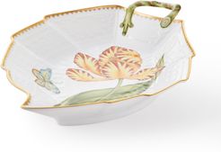 Tulip Leaf Dish, Yellow/Red