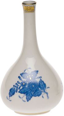 Chinese Bouquet Blue Medium Bud Vase