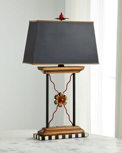 Courtly Library Lamp