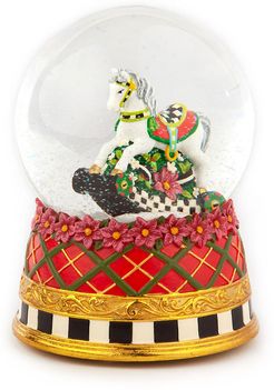 Carousel Horse Snow Globe