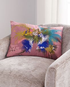 Oiseau Fleur Bourgeon Pillow