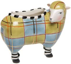 Tartan Sheep Vase