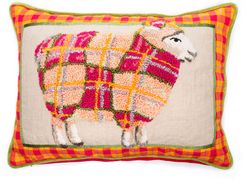 Tartan Sheep Pillow