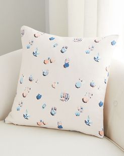 The Beach Scene Pillow