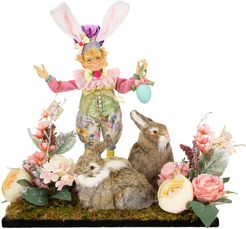 Spring Elfin w/ Rabbits Arrangement - Large