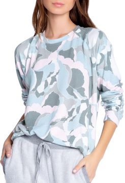 Camo Bloom Long-Sleeve Pajama Top