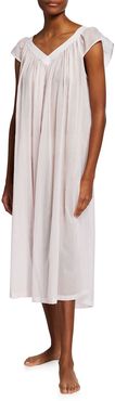 Paulette Cap-Sleeve Cotton Nightgown