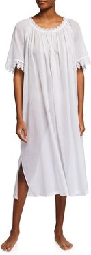 Yvette 2 Half-Sleeve Long Nightgown