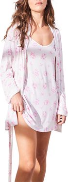 x LoveShackFancy Pastiche Short Robe