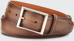 Classic Burnished Leather Belt