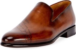 Scritto Leather Slip-On Dress Shoe