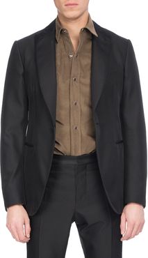 Wool-Silk Tuxedo Jacket