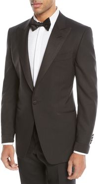 Grosgrain Peak-Lapel Tuxedo