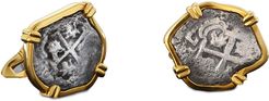 Princess Louisa Ancient Coin 18K Gold Cufflinks