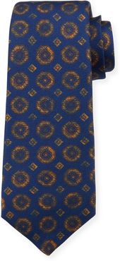 Octagons Silk Tie