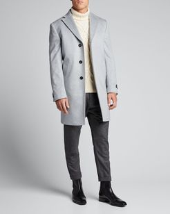 Solid Cashmere Topcoat