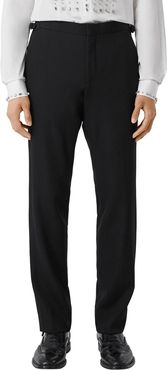 Solid Wool Tuxedo Pants