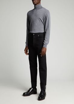 Slim High-Rise Selvedge Jeans