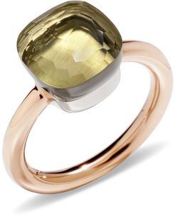 Nudo 18k Rose Gold Lemon Quartz Ring