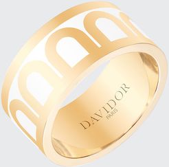 L'Arc de Davidor 18k Gold Ring - Grand Model, Niege, Sz. 7