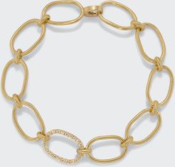 18k Yellow Gold Large Link Bracelet