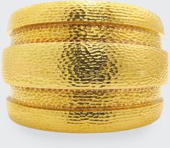 18k Barrel Cuff Bracelet