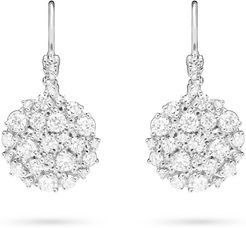 18k White Gold Diamond Confetti Wire Earrings