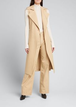 Chelsea Sleeveless Trench Coat