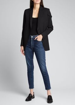 Nico Cropped High-Rise Slim Jeans