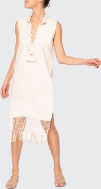 Harper Hand-Woven Macrame Dress