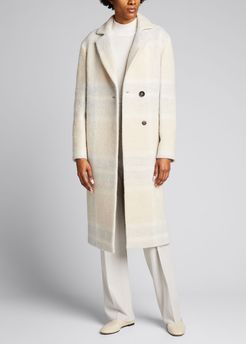 Wool-Blend Long Coat