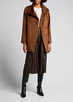 Single-Button Car Coat