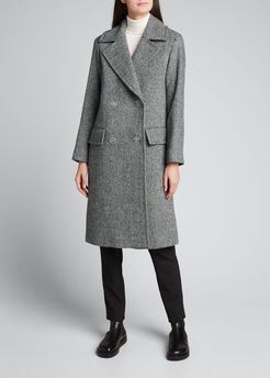 Harris Tweed Oversized Coat