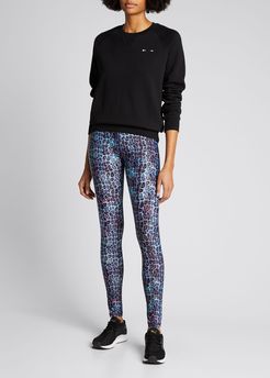 Marina Animal-Print Yoga Pant