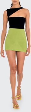 Fasnia Stretch Knit Mini Skirt