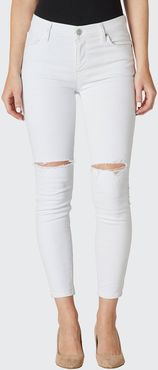 NIco Mid-Rise Super Skinny Ankle Jeans