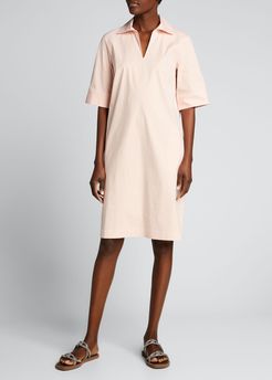 Andie Courtland Stripe Cotton Shift Dress