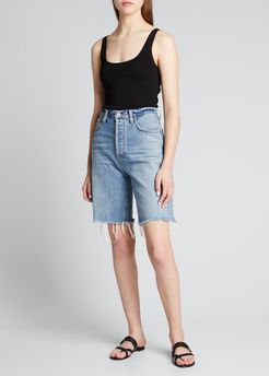 90s Pinched-Waist Shorts