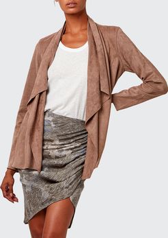 Waterfall Vegan-Suede Jacket