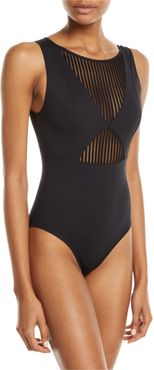 Monika Open-Back One-Piece Swimsuit