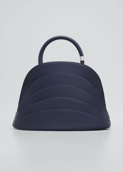 Millefoglie J Leather Top-Handle Bag