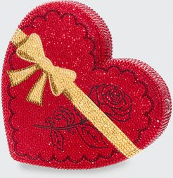 Heart QT Pie Crystal Clutch Bag