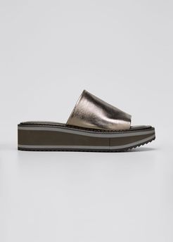 Fastie 45mm Metallic Slide Sandals
