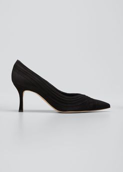 70mm Verga Suede Pumps