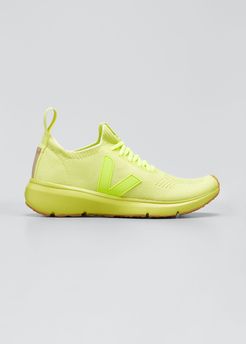 x Rick Owens V-Knit Stretch Runner Sneakers