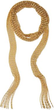 Leighton Gold-Plated Scarf Necklace